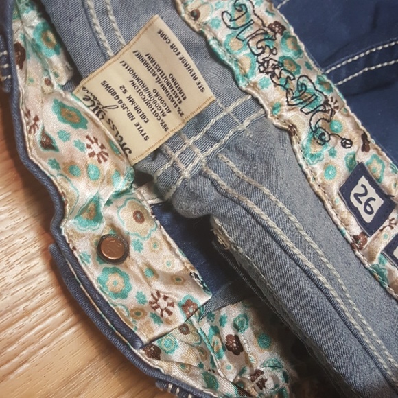 Miss Me wide leg Boho silk lined - Picture 4 of 5